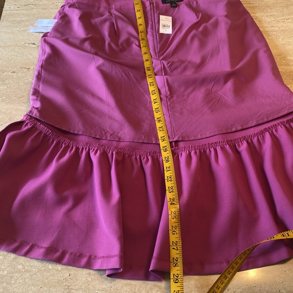 NWT Ann Taylor Pink beautiful Hi Lo Skirt, See measurements in photos below - Picture 9 of 11